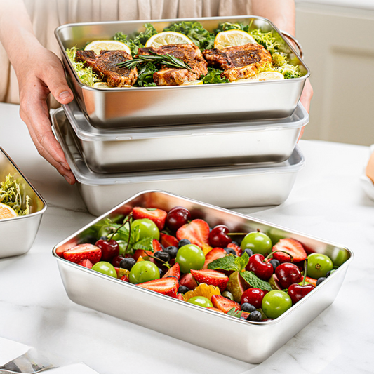 🎁 SZUPER AKCIÓ | Prémium minőségű élelmiszertároló 304 rozsdamentes acélból – 2000 ml